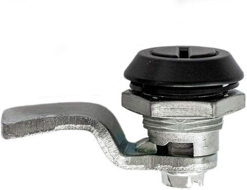 مجموعة من 15 مزلاج قفل كامة ربع دائري من الفولاذ الأسود (للمرفقات، ونظام التدفئة والتهوية وتكييف الهواء، والمولدات، والصناديق، والكبائن، والخزائن) - يعمل بواسطة مفك براغي - IP65 - محكم تمامًا ضد الغبار - مقاوم للماء - 060.44.120 in Kuwait