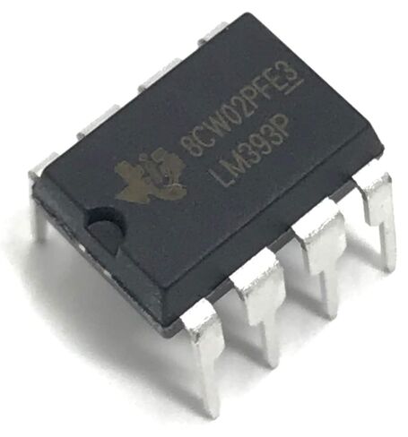 LM393P LM393 Dual Differential Comparators DIP-8 Breadboard-Friendly (Pack of 15) in Saudi Arabia