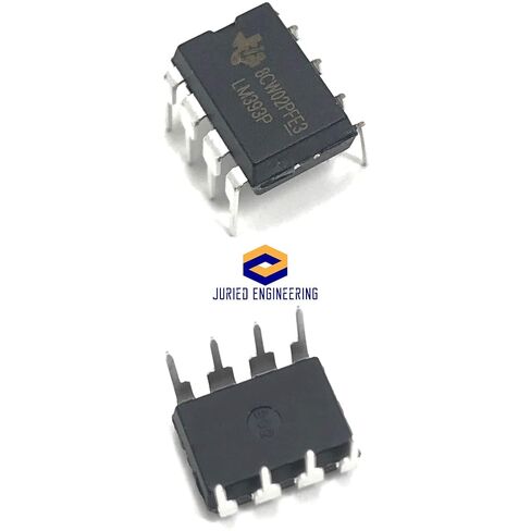 LM393P LM393 Dual Differential Comparators DIP-8 Breadboard-Friendly (Pack of 15) in Saudi Arabia