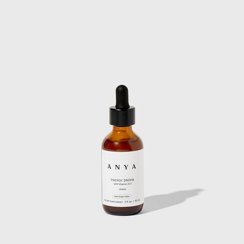 ANYA Postpartum - Energy Drops (2 fl oz, 15 Servings), Rich in Vitamin B12 and Chromium for Women, Caffeine-Free, Supports Healthy Energy Levels, Non-GMO, Gluten Free in Saudi Arabia
