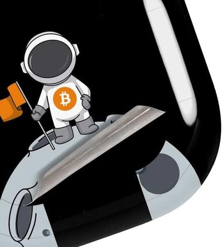Skinit Decal Audio Skin Compatible with Samsung Galaxy Buds Pro Originally Designed Bitcoin Astronaut Design in Saudi Arabia