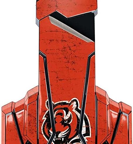 Skinit Decal Skin Compatible with BENGOO G9000 Gaming Headset - Officially Licensed NFL Cincinnati Bengals - Alternate Distressed Design in Saudi Arabia
