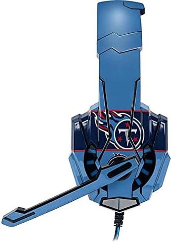 Skinit Decal Skin Compatible with BENGOO G9000 Gaming Headset - Officially Licensed NFL Tennessee Titans Zone Block Design in Saudi Arabia