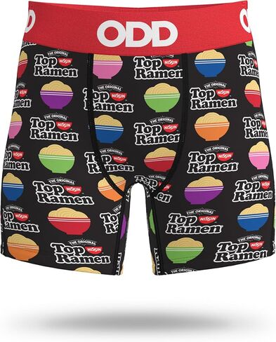 Odd Sox Kid Boy's Boxer Brief, Cup Noodles, Funny Novelty Print, Large in Kuwait
