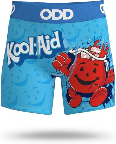 Odd Sox Kid Boy's Boxer Brief, Cup Noodles, Funny Novelty Print, Large in Kuwait