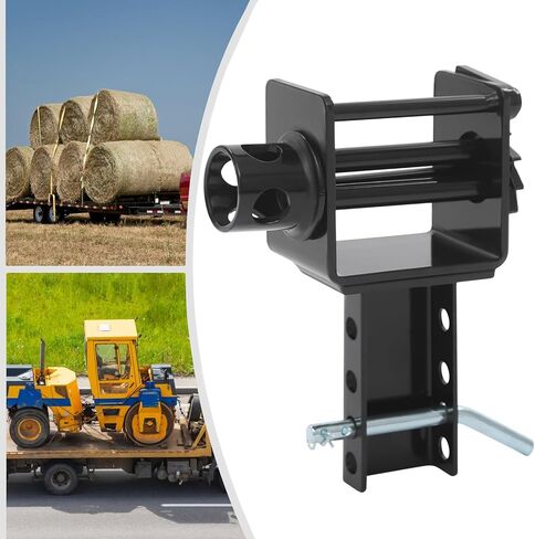 1 حزمة ونش جيب مقطورة، حد حمل العمل 5400 رطل/قوة الكسر 16200 رطل لرافعات شاحنات المقطورة المسطحة، 4 فتحات دبوس كوتر لجيوب الأوتاد مقاس 1-1/2 بوصة عرض × 3 بوصة طول، أسود in Kuwait