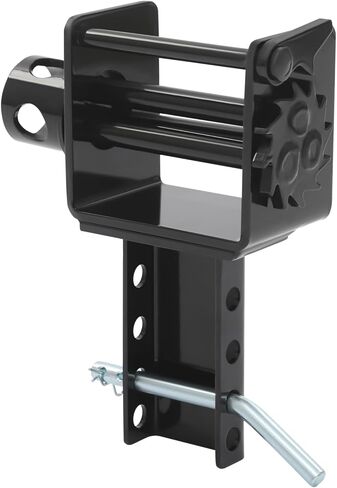 1 حزمة ونش جيب مقطورة، حد حمل العمل 5400 رطل/قوة الكسر 16200 رطل لرافعات شاحنات المقطورة المسطحة، 4 فتحات دبوس كوتر لجيوب الأوتاد مقاس 1-1/2 بوصة عرض × 3 بوصة طول، أسود in Kuwait