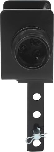 1 حزمة ونش جيب مقطورة، حد حمل العمل 5400 رطل/قوة الكسر 16200 رطل لرافعات شاحنات المقطورة المسطحة، 4 فتحات دبوس كوتر لجيوب الأوتاد مقاس 1-1/2 بوصة عرض × 3 بوصة طول، أسود in Kuwait