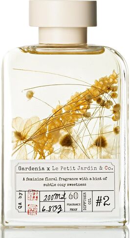 مجموعة هدايا Le Petit Jardin & Co. Reed Diffuser مع زيت عطري بعصا الزهور 200 مل 6.7 أونصة لديكور المنزل والمكتب والحمام (الخزامى) in Kuwait
