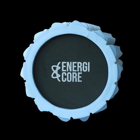 أسطوانة إسفنجية عالية الكثافة مقاس 13 بوصة - أسطوانة تدليك الأنسجة العميقة ذات النسيج المموج لاستعادة الظهر والعضلات، والبيلاتس، واليوجا واللياقة البدنية لكامل الجسم - أزرق in Kuwait