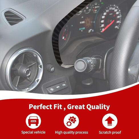 for Camaro Dashboard Panel Trim, Center Control Dash Board Cover Compatible with Chevy Camaro Accessories 2016-2024, Red in Saudi Arabia