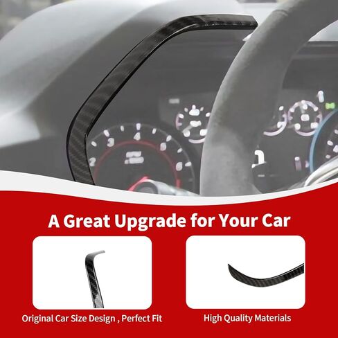 for Camaro Dashboard Panel Trim, Center Control Dash Board Cover Compatible with Chevy Camaro Accessories 2016-2024, Red in Saudi Arabia