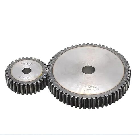 Spur Gear 26-41 Teeth 2M Carbon Steel Thick 20mm Metal Transmission Pinion Gear 1Pcs(33 Teeth) in Saudi Arabia