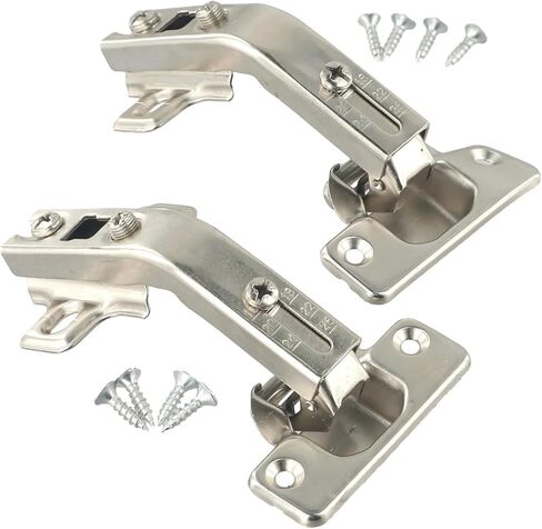 مجموعة براغي ومفصلات بزاوية 135 درجة لباب خزانة المطبخ 2 قطعة in Kuwait