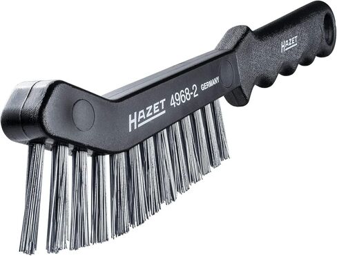 HAZET Brake Caliper Brush 4968-2 I Narrow Design, Plastic Handle with Suspension Hole I for Removing Stubborn Brake Dust and Dirt in The Disc Brake Caliper in Saudi Arabia