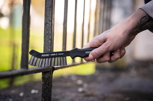 HAZET Brake Caliper Brush 4968-2 I Narrow Design, Plastic Handle with Suspension Hole I for Removing Stubborn Brake Dust and Dirt in The Disc Brake Caliper in Saudi Arabia