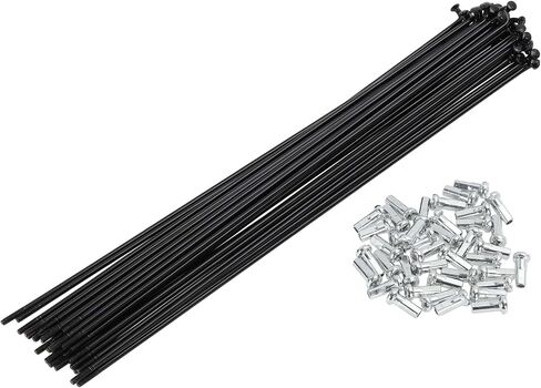 38 Set 14G Bicycle Spoke Bike Wheel Spoke Carbon Steel Black in Kuwait