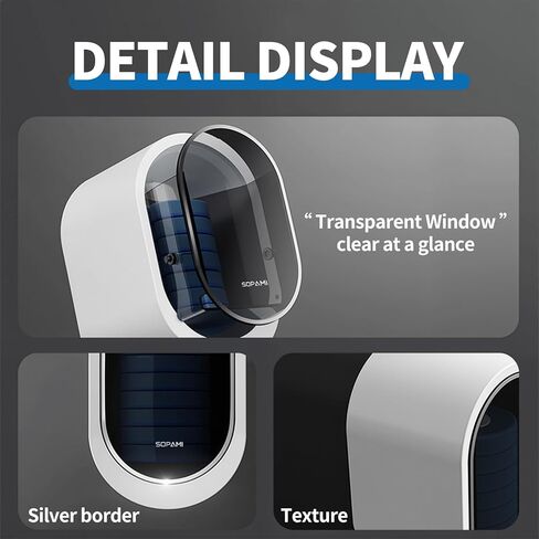 SOPAMI Disposable Toilet Cleaning System - Toilet Wand Kit with 16 High-Performance Refills, Wall Mounted Toilet Brush and Holder for Deep Cleaning Bathroom in Kuwait