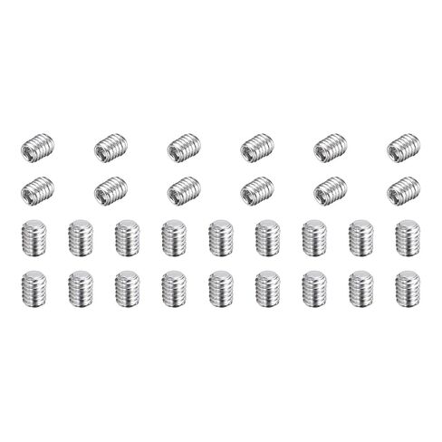 MECCANIXITY 120 Pcs M4-0.7 x 5mm Grub Screws, 304 Stainless Steel Cup Point Allen Head Screws Internal Hex Socket Drive for Bathroom Fixtures Repair Furniture DIY Project in Saudi Arabia