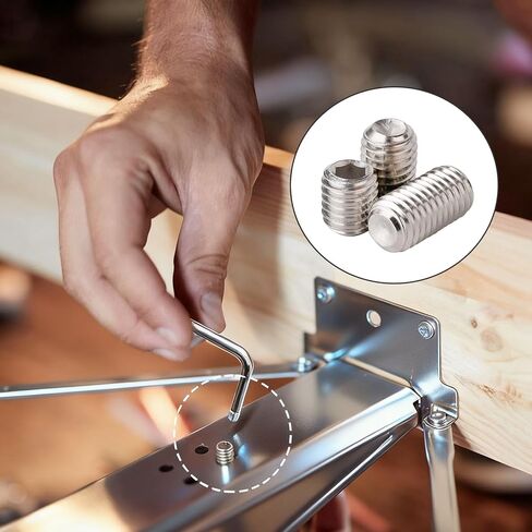 50 قطعة #2-56x3/16 مجموعة براغي، 304 براغي من الفولاذ المقاوم للصدأ، براغي مقبس رأس ألين للاستخدام الصناعي والمنزلي in Kuwait