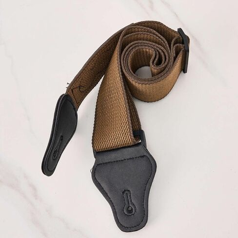 Brown Guitar Strap, Bass Guitar Strap, Guitar Strap With Guitar Pick Holder in Saudi Arabia