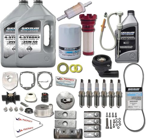 MERCURY VERADO L6 Oil Change & 300 Hour Maintenance Kit 250/275/300/350/400HP 8M0097859 (4.8 TORPEDO - 25W50) in Saudi Arabia