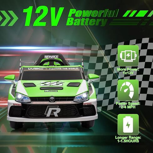 12V SUV 5MPH Ride on Toys, Ride-on Truck Toy w/Parent Remote,4W/2D 3-Speed Kids Electric Vehicles with Motor,Spring Suspension,LED,Music (12V Electric Police Car) in Saudi Arabia
