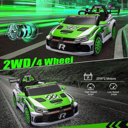 12V SUV 5MPH Ride on Toys, Ride-on Truck Toy w/Parent Remote,4W/2D 3-Speed Kids Electric Vehicles with Motor,Spring Suspension,LED,Music (12V Electric Police Car) in Saudi Arabia