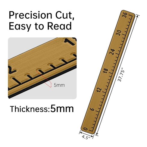 لوح قياس الأسماك الرغوي HZshark EVA، مسطرة سمكة مع دعامة ذاتية اللصق 3M، شريط قياس صيد السمك 91.44 سم للقوارب الشراعية واليخوت والزوارق in Kuwait