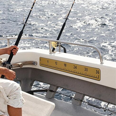 لوح قياس الأسماك الرغوي HZshark EVA، مسطرة سمكة مع دعامة ذاتية اللصق 3M، شريط قياس صيد السمك 91.44 سم للقوارب الشراعية واليخوت والزوارق in Kuwait