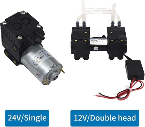 15L/min KVP15 Diaphragm Vacuum Pump 12V 24V DC Motor High Negative Pressure 0.092Mpa Suction Pump(KVP15-KM) in Saudi Arabia