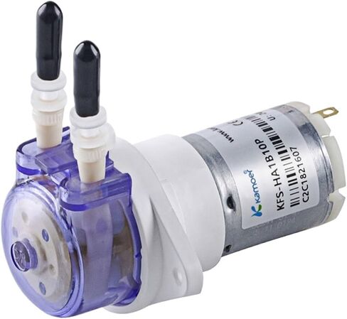 1-85 مل/دقيقة KFS مضخة تمعجية 12 فولت 24 فولت محرك تيار مباشر مضخة تروس عالية الدقة مضخة جرعات منخفضة التدفق (B10، 12Vtwo تروس التباطؤ) in Kuwait