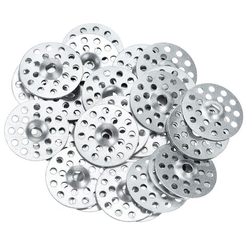 QWORK 200 Pcs 1 Inch Zinc Plated Plaster Washers for Wall Ceiling Drywall Repair in Saudi Arabia