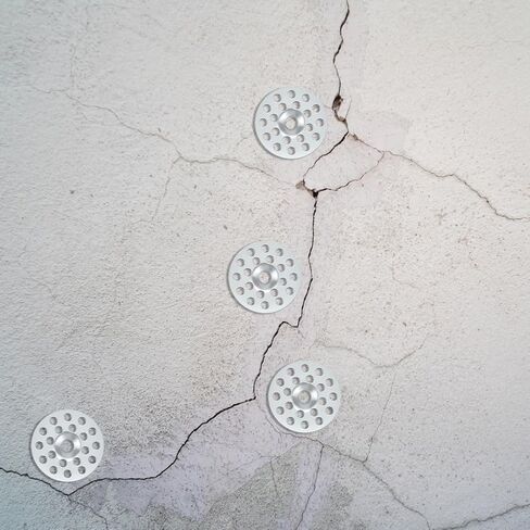 QWORK 200 Pcs 1 Inch Zinc Plated Plaster Washers for Wall Ceiling Drywall Repair in Saudi Arabia