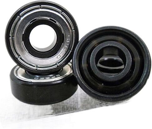 16Pcs Black Ceramic 608 Bearing 6 Balls for Inline Speed Skates Bearings in Saudi Arabia
