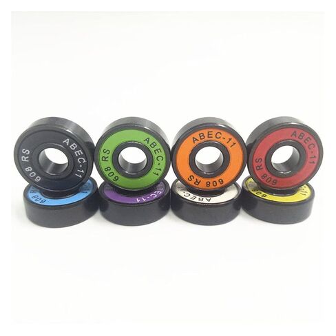 8pcs 608 Bearing Speed Inline Skates Wheels Ceramic 608zz Bearing Skateboard Skates Parts Longboard Skate Bearings(8pc Si3n4 608 2rs 9) in Saudi Arabia