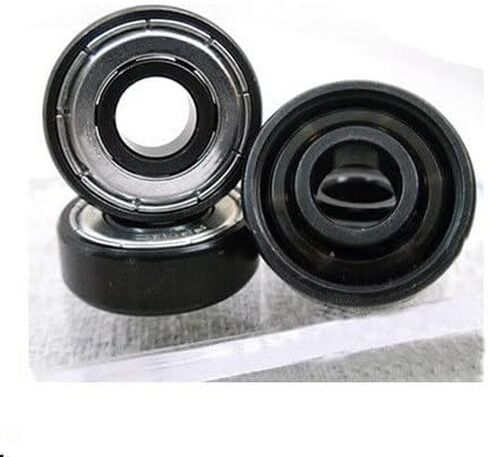 16Pcs Black Ceramic Bearing 8x22x7mm Roller Skate Bearings 7 Balls in Saudi Arabia
