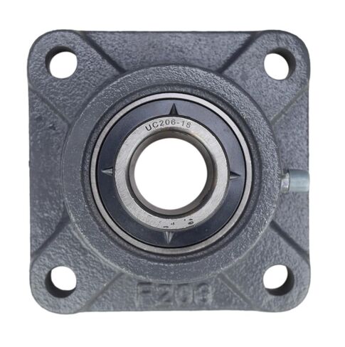 غطاء UCF206-18، F4B-SC-102 مصنوع من الحديد الزهر مع محمل شفة بأربعة مسامير مقاس 1-1/8 بوصة VF4S-218، SF-1-1/8 لـ SpinCo RCJC-1-1/8 YCJ-1-1/8 F3-U218N UCF206-18S UCF206-102T FY-1-1/8-TM ﻿ in Saudi Arabia