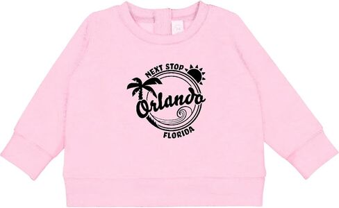 قميص من النوع الثقيل Next Stop- أورلاندو، فلوريدا للأطفال in Kuwait