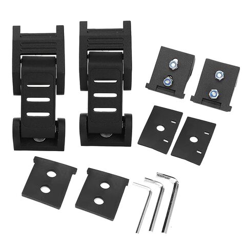 Engine Hood Latch Locking Cover Catch Buckle Stainless Steel Aluminum Alloy Black Pair Fits JK 2007-2017 in Saudi Arabia