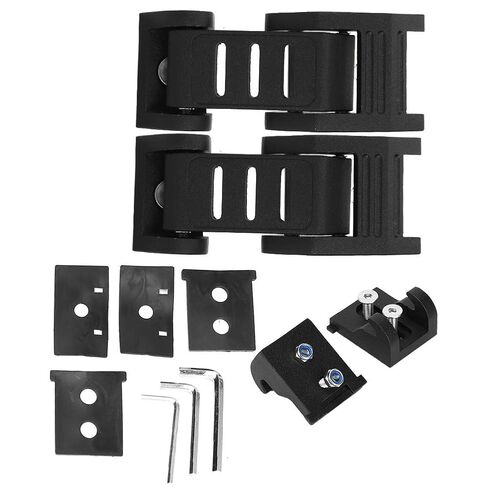 Engine Hood Latch Locking Cover Catch Buckle Stainless Steel Aluminum Alloy Black Pair Fits JK 2007-2017 in Saudi Arabia