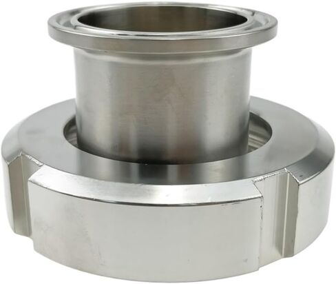 DIN11851 Weld Male to Tri Clamp Adapters DN20 DN25 DN32 DN40 (TC 50.5mm) Welding Liner & Nut x TC 1.5(DN50 x TC50.5mm) in Kuwait