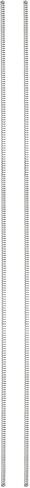 uxcell 2Pcs Compression Spring, 17mm OD, 1.5mm Wire Size, 300mm Free Length, Spring Steel Construction Extended Mechanical Compression Springs for Shop and Home Repairs, Silver Tone in Saudi Arabia