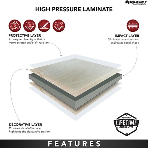 Rev-A-Shelf Steel Bottom Mount Single 35 Quart 8.75 Gallon Waste Bin Trash Container for Under Kitchen Cabinet with Soft Close, Gray, 54WC-1535SC-17-1 in Kuwait