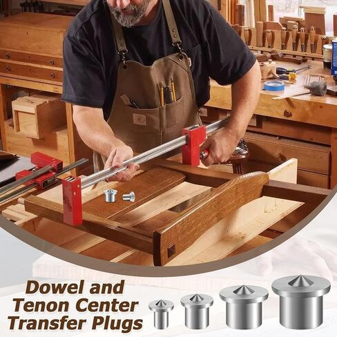 20 PCS Dowel Pins Center Point Set - Tenon Center Transfer Plugs Point for Professional Woodworking Accessories 5 Sizes (1/4", 5/16", 3/8", 1/2" Inch) in Saudi Arabia