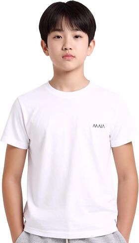 KlothoMAIA Boys' Short Sleeve Fencing Graphic T-Shirt – 100% Cotton – Istanbul Design – Comfortable Everyday Tee in Kuwait