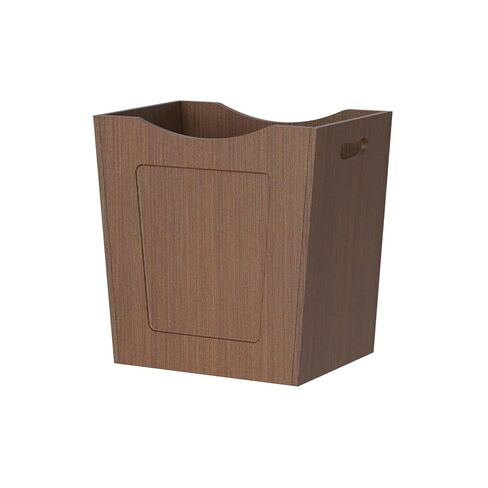 CHOEZON Bamboo Waste Basket, 4.5 Gallon Curved Design Multi-Use Trash Can for Bedroom, Office, Bathroom, Kitchen, Small Garbage Cans for Paper & Towel Storage, Natural Brown MCW30MA in Kuwait