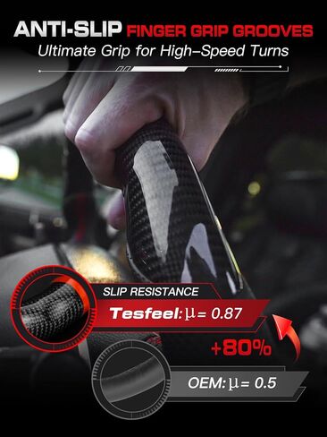 Carbon Fiber Steering Wheel for GMC Sierra 1500 2019-2024, D-Shaped Flat-Bottom, Nappa Perforated Leather Grip, Hand-Stitched (No Paddle Shifters) in Kuwait