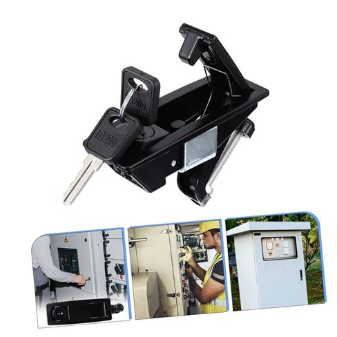 Luxshiny Compression Latch Lock for Toolbox Cabinet Doors Adjustable Flush Lever Actuation Construction Easy to Install Enhanced Security Locking Mechanism in Saudi Arabia