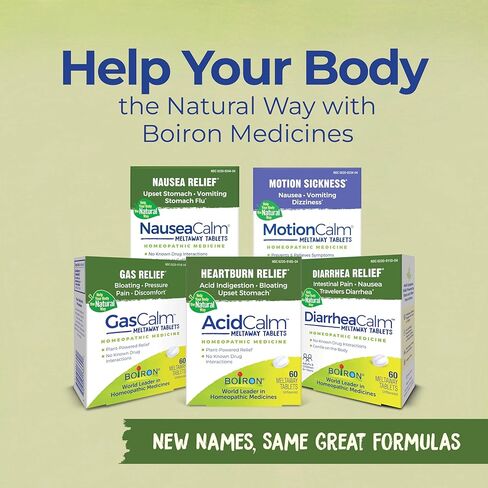 Boiron AcidCalm On The Go for Acid Reflux, Heartburn, Indigestion, Bloating, and Upset Stomach - 2 Count (160 Pellets) in Kuwait